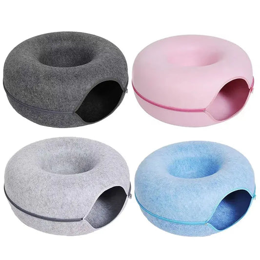 Donut tunnel cat bed - product image 1